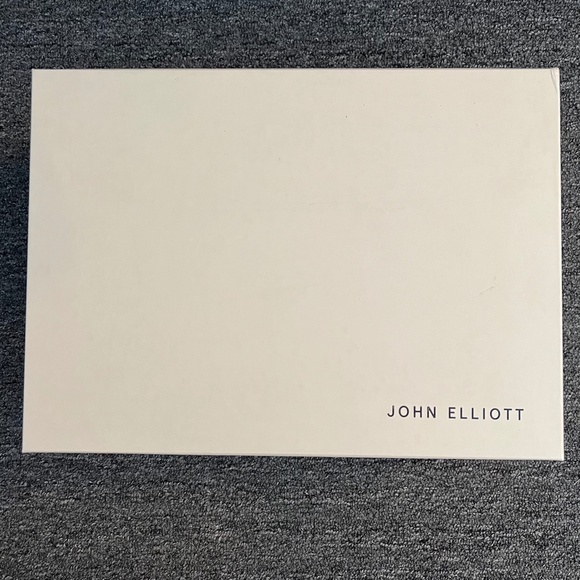 JOHN ELLIOTT Moon Grey Haze Low-Top Seude Slip-On Sneakers 41 NIB 9.5 10 - Picture 11 of 13